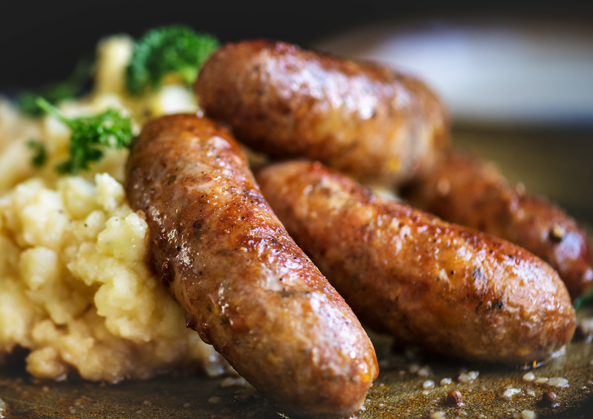 Inside U Farms Plain Pork Sausage/ pkg of 4