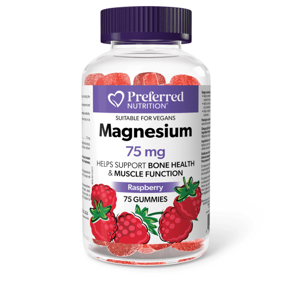 Preferred Nutrition Magnesium 75mg 75 Gummies