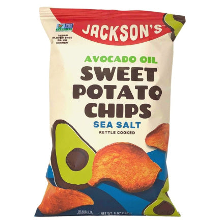 Jackson's Avocado Oil Sweet Potato Chips 142g