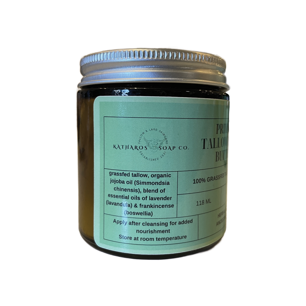 Katharos Soap Co. Primal Tallow Butter Lavender 113g/ 4oz