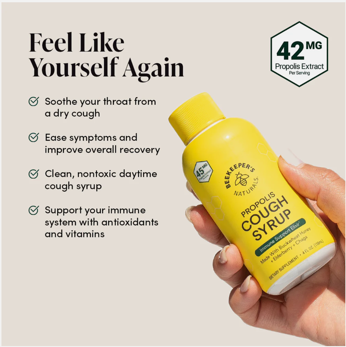 Beekeeper's Propolis Cough Syrup 118ml