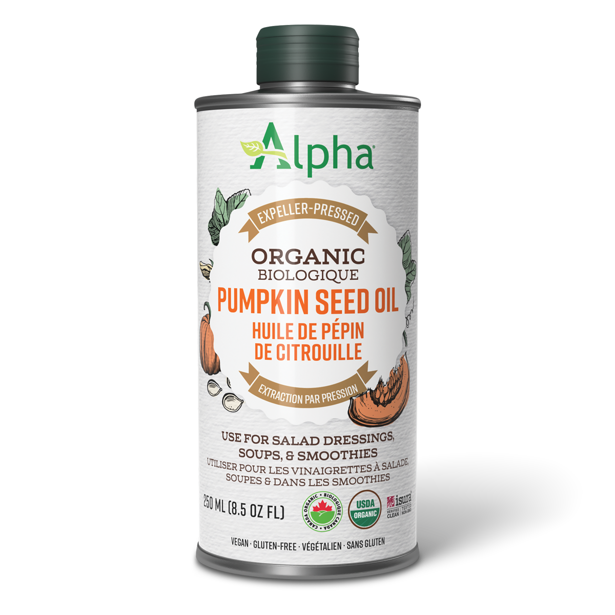 Alpha Organic Pumpkin Seed Oil 250ml