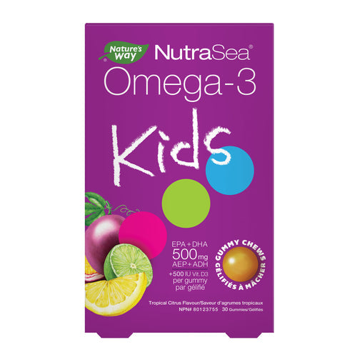 Nutrasea Kids Omega- 3 Tropical Citrus Flavour 30 Gummies