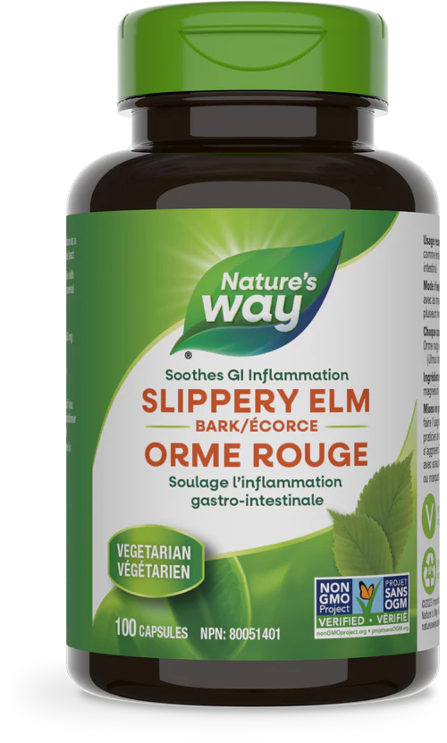 Nature's Way Slippery Elm 400mg 100 Capsules