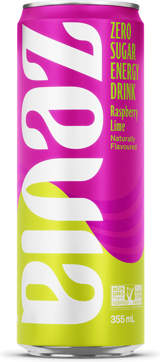 Zevia Raspberry/Lime Zero Calorie Energy Drink 355ml
