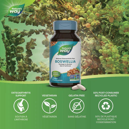 Nature's Way Standardized Boswellia 60 Tablets