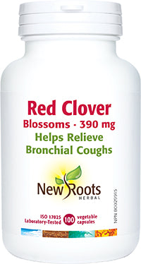 New Roots Red Clover Blossoms 390mg 100 Vegetarian Capsules