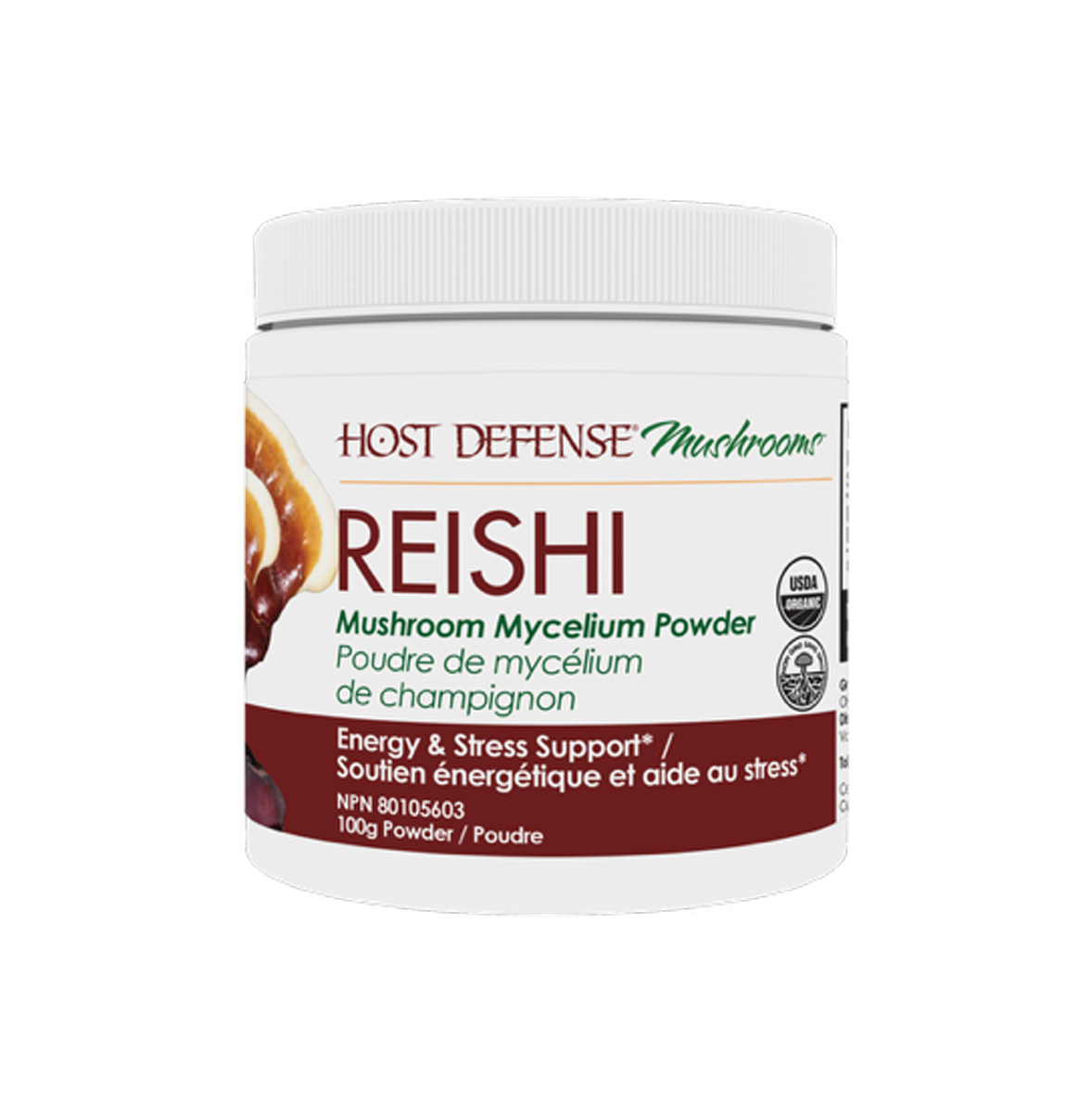 Host Defense Reishi Mycelium Powder 100g