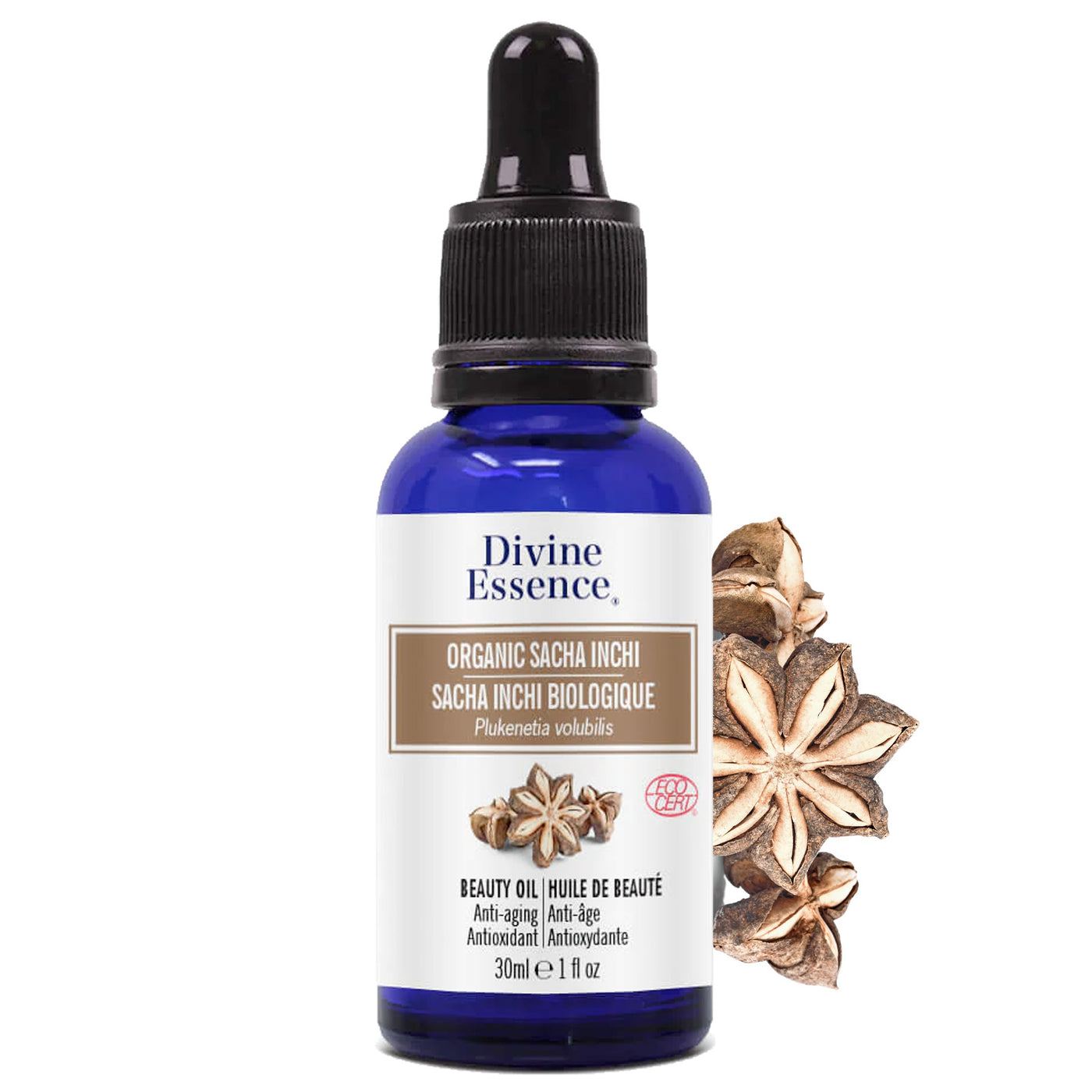 Divine Essence Organic Sacha Inchi Beauty Oil 30ml