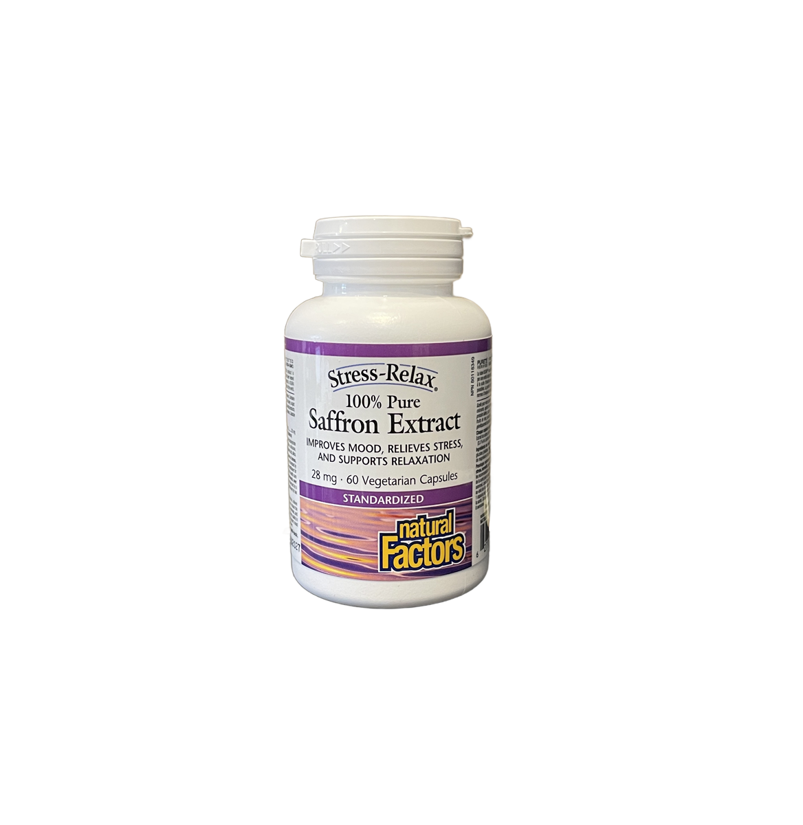 Natural Factors StressRelax Saffron Extract 60 Vegetarian Capsules