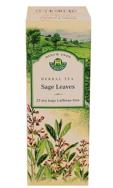 Herbaria Sage Leaves Tea 25 Tea Bags