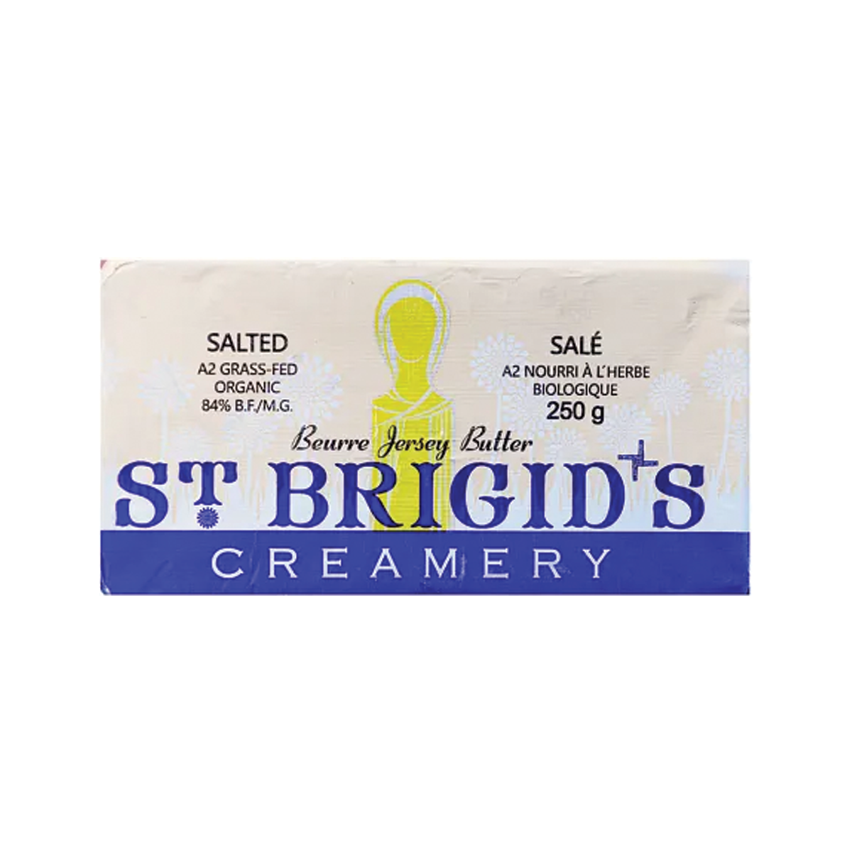St. Brigid's Salted A2 Grass-Fed Butter 250g