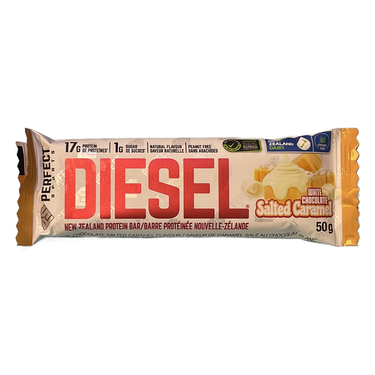 Diesel Protein Bar White Chocolate Salted Caramel 50g