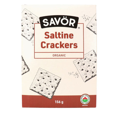 Savör Organic Saltine Crackers 156g (Discontinued)