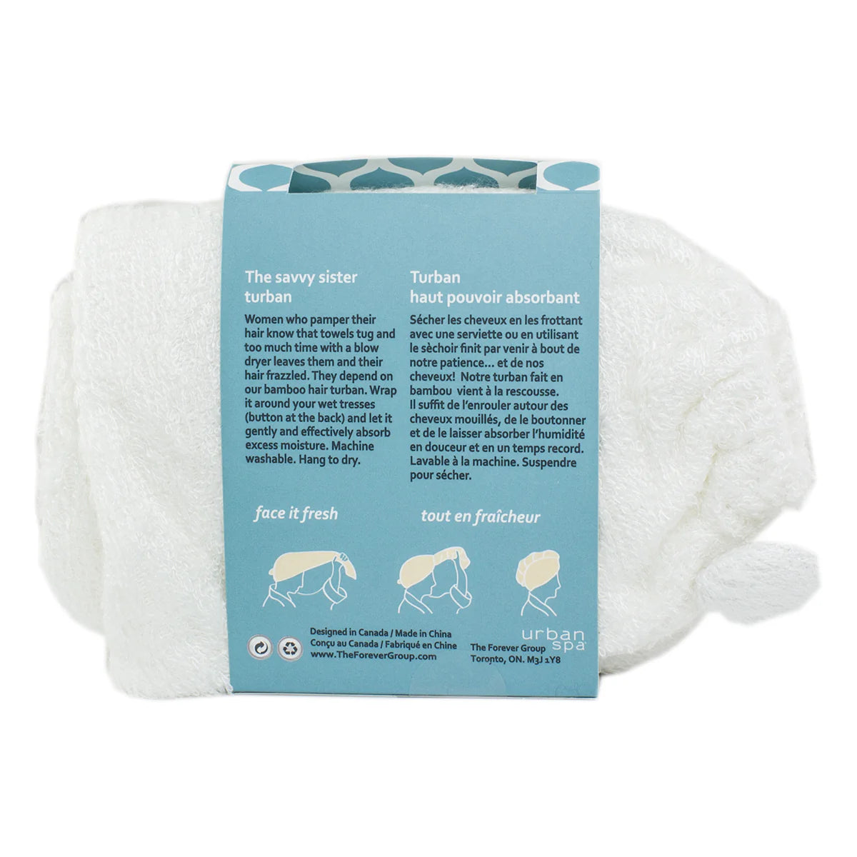 Urban Spa The Savvy Sister Bamboo Turban