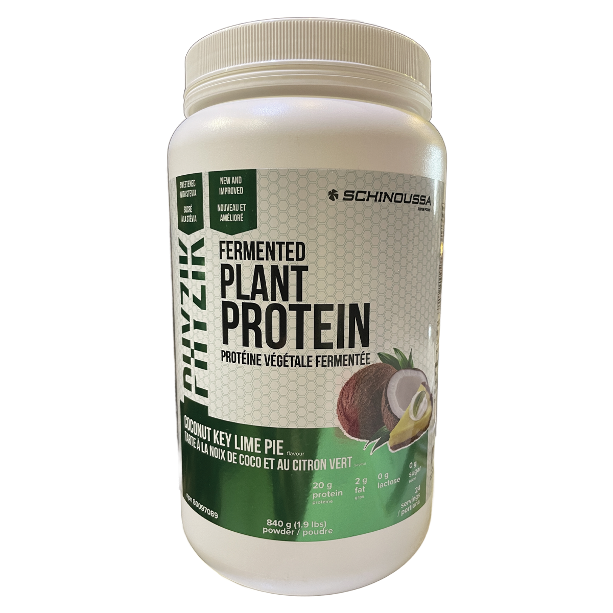 Schinoussa Raw Fermented Vegan Paleo Protein Coconut Key Lime Pie 840g