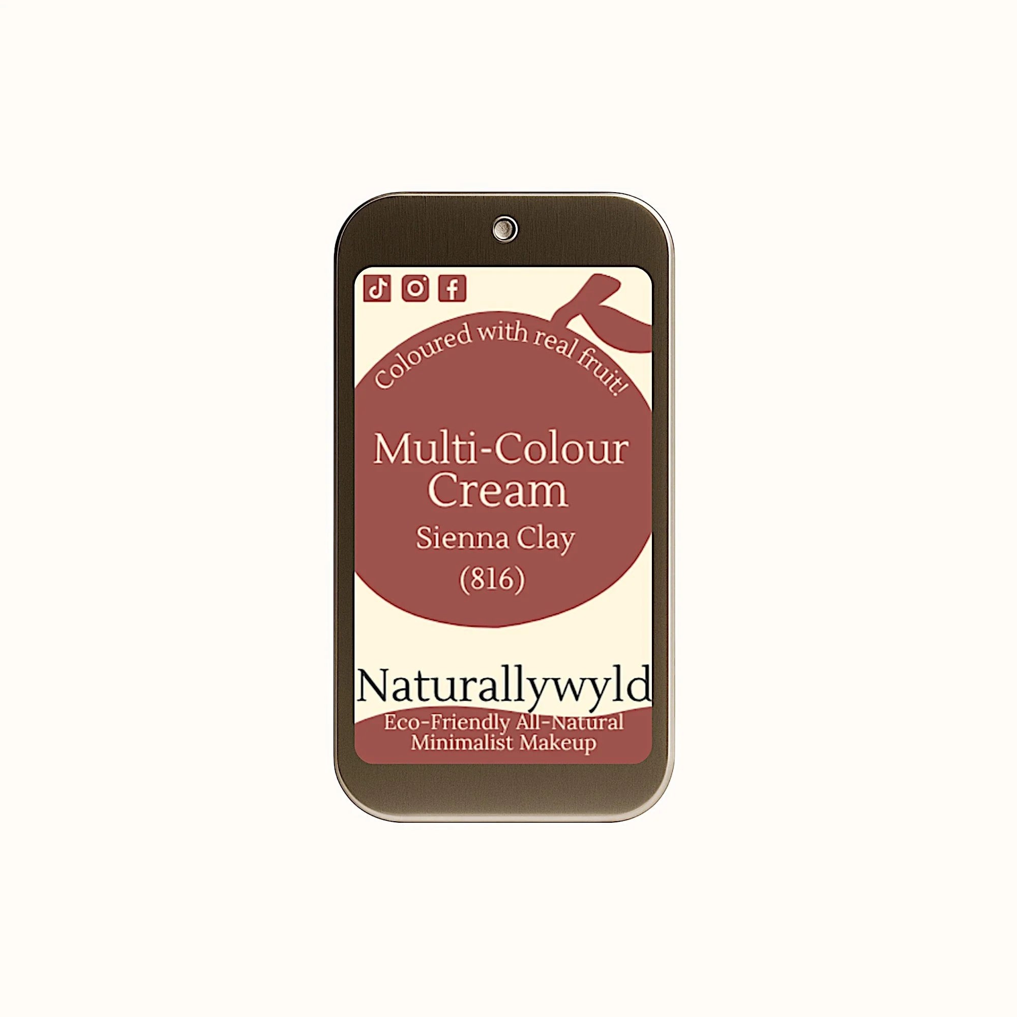 Naturally Wyld Multi-Colour Cream Sienna Clay 7g