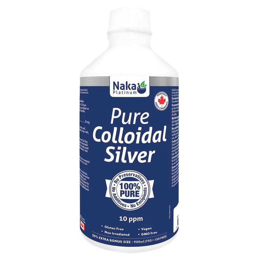 Naka Platinum Pure Colloidal Silver 10ppm 900ml
