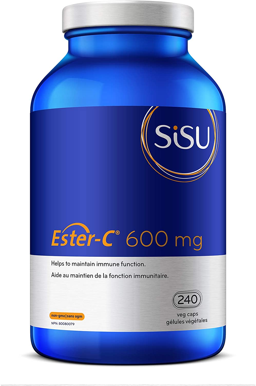 Sisu Ester-C 600Mg With Citrus Bioflavonoids BONUS 240 Capsules