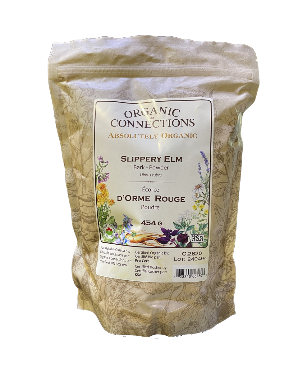 Organic Connections Slippery Elm Bark Powder Organic 454g