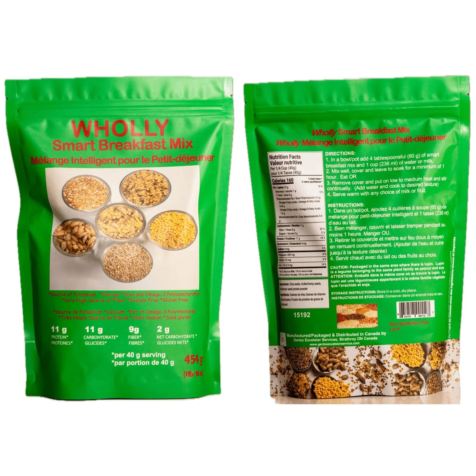 Wholly Smart Breakfast Mix 454g
