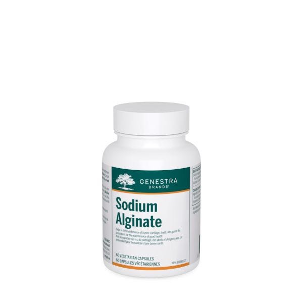 Genestra Sodium Alginate 60 Vegetarian Capsules