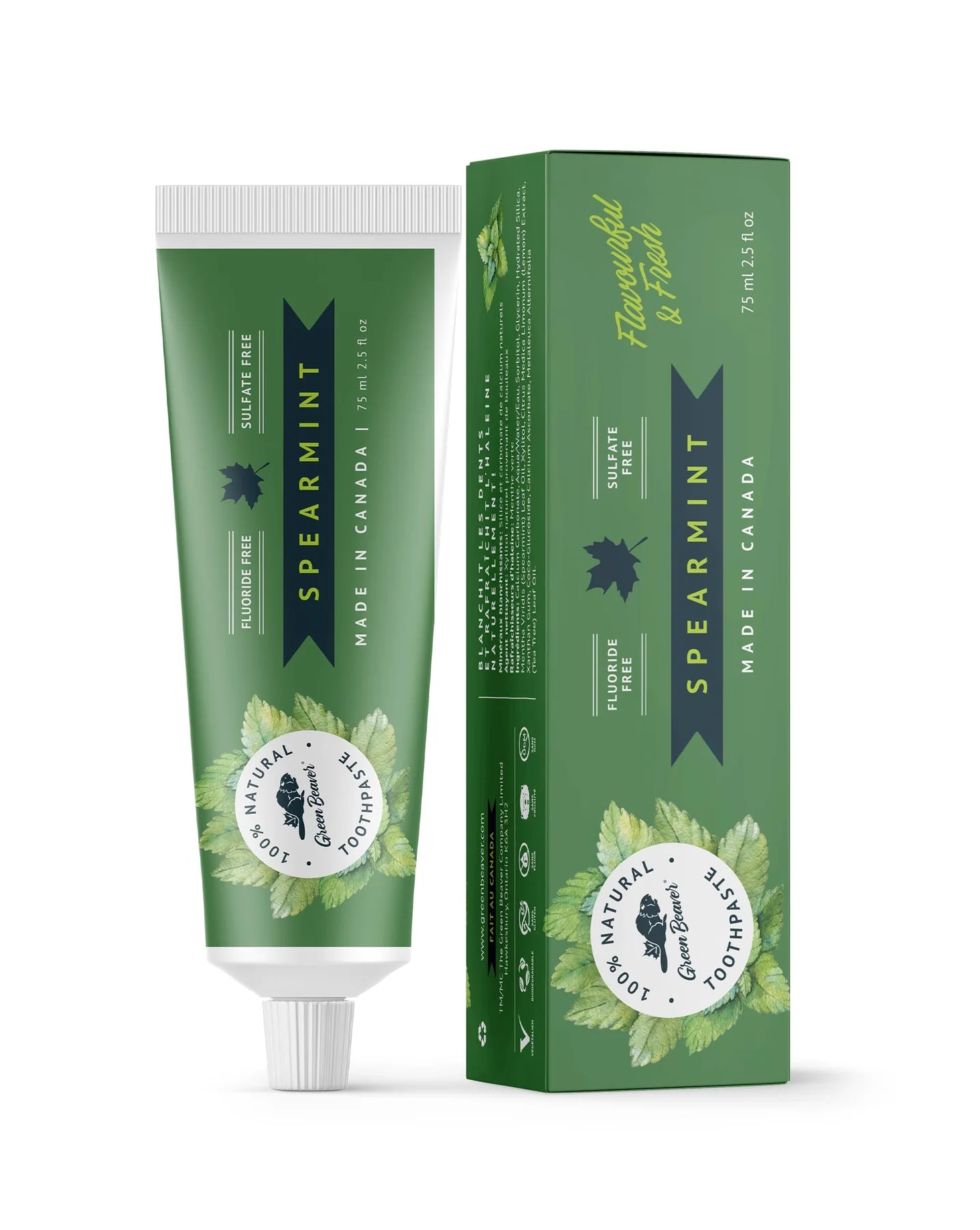Green Beaver Spearmint Toothpaste 75ml