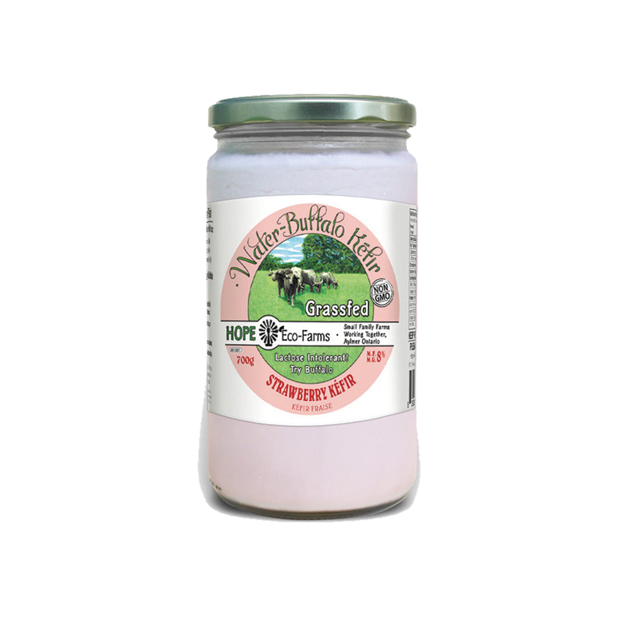 Hope Eco Farms Water Buffalo Strawberry Kefir 700g — Inside U