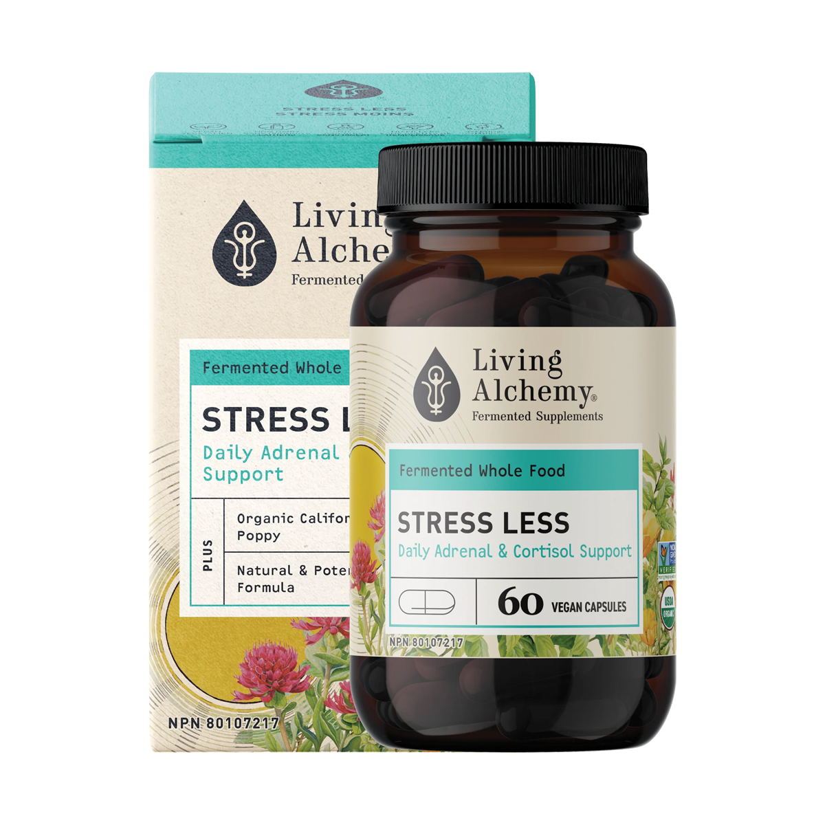 Living Alchemy Stress Less 60 Vegan Capsules