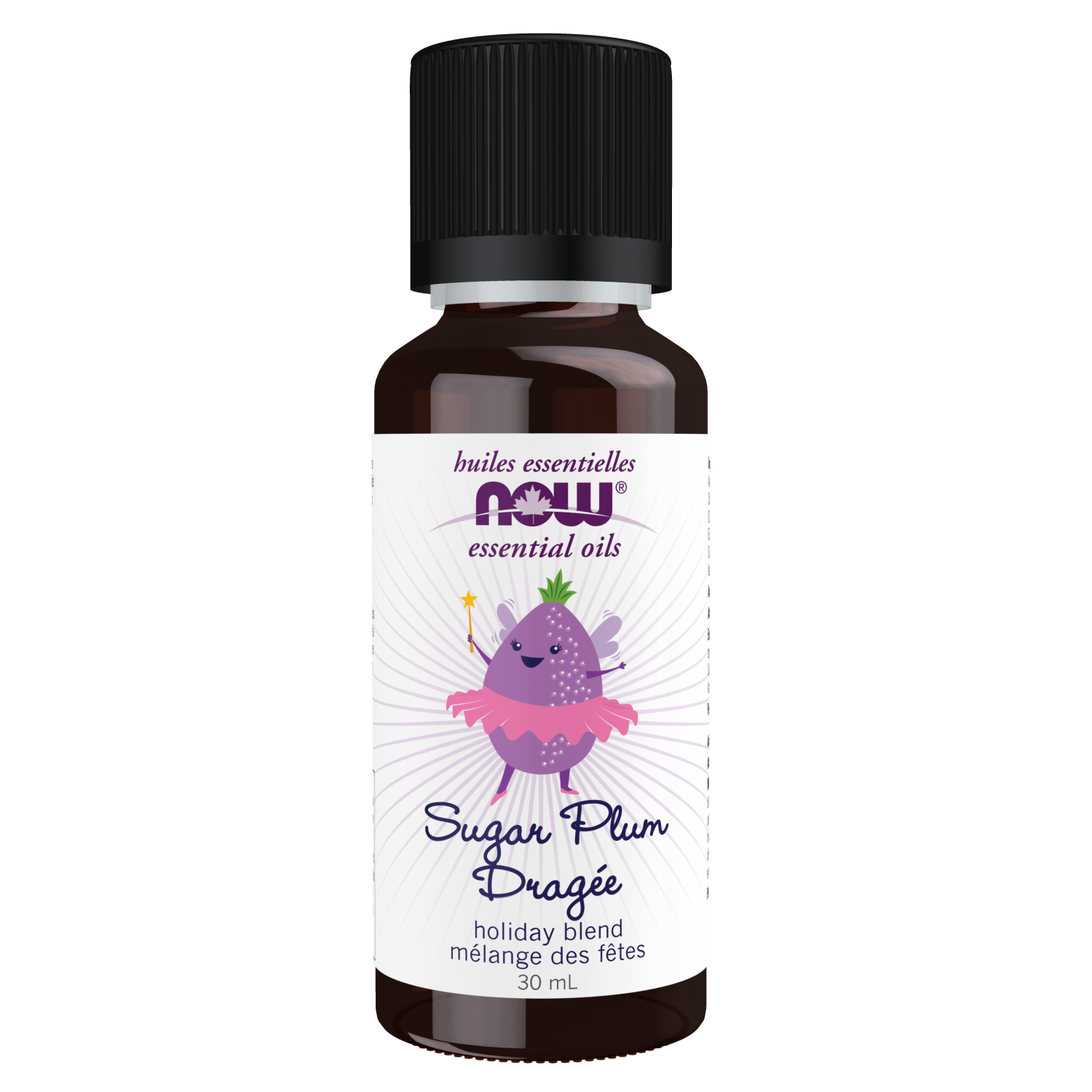 NOW Sugar Plum Holiday Essential Oil Blend 30ml (Discontinued)