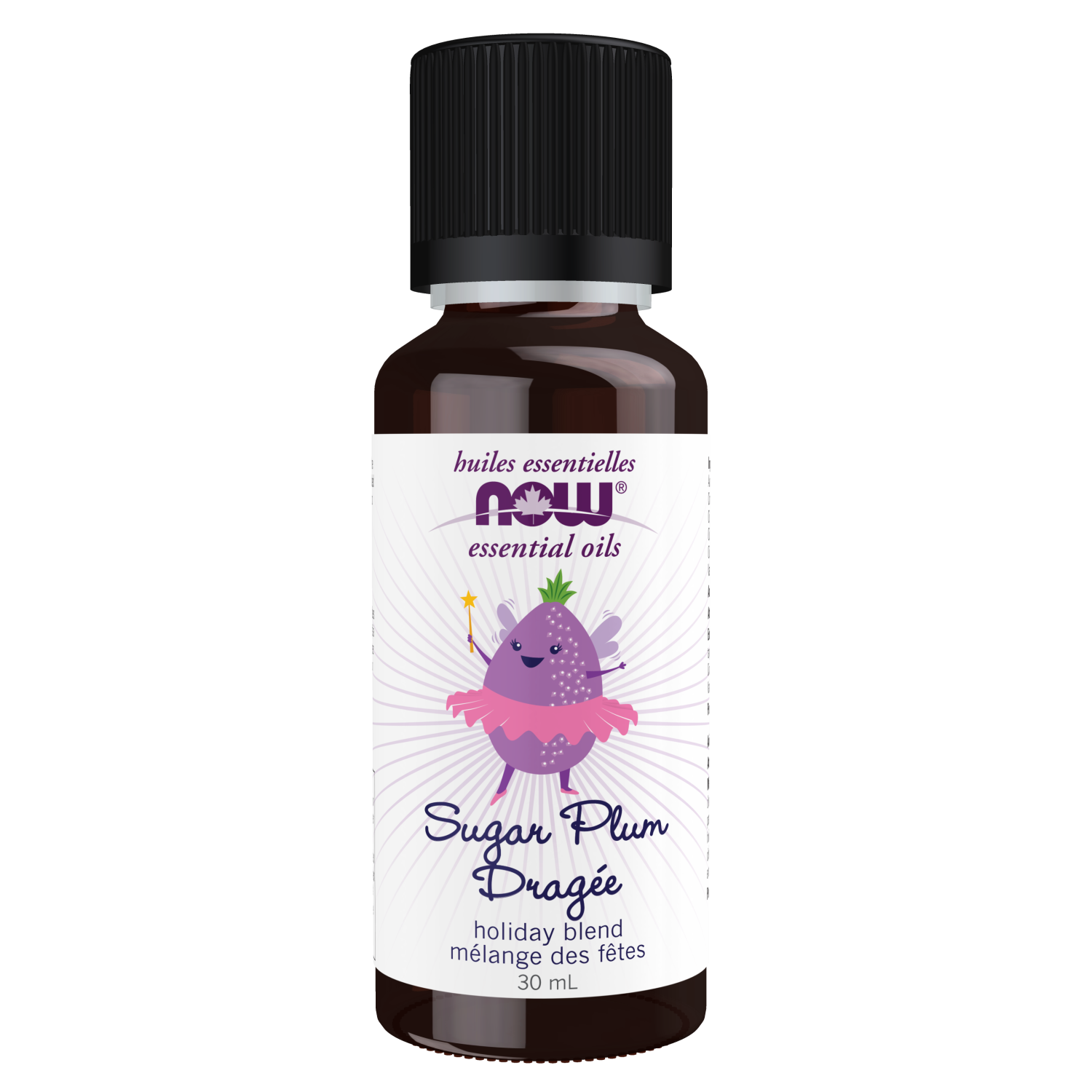 NOW Sugar Plum Holiday Essential Oil Blend 30ml