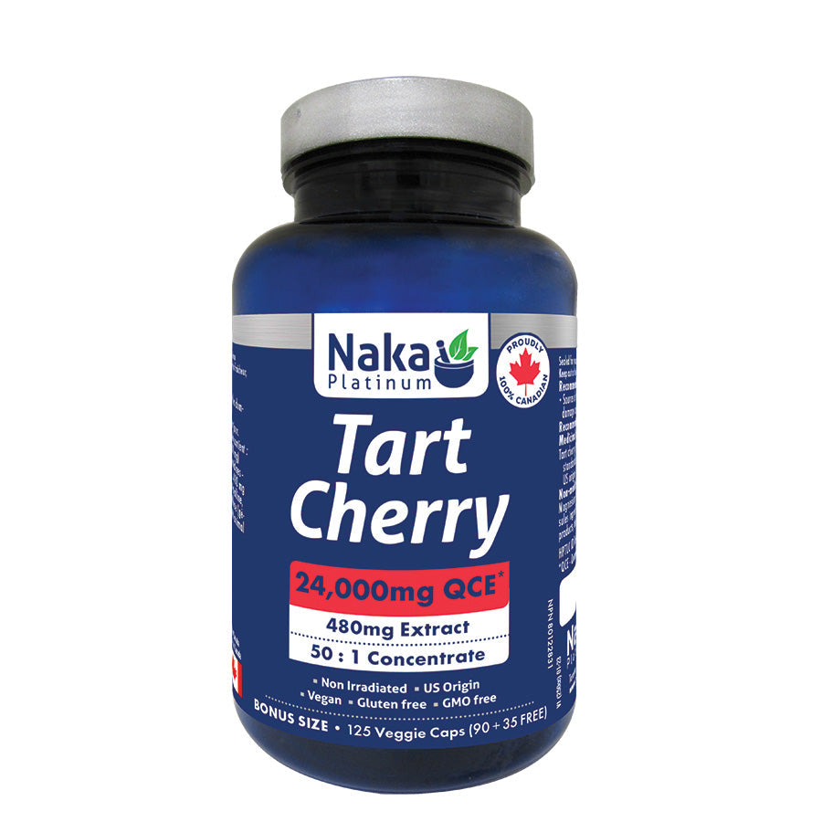Naka Platinum Tart Cherry 125 Vegetarian Capsules
