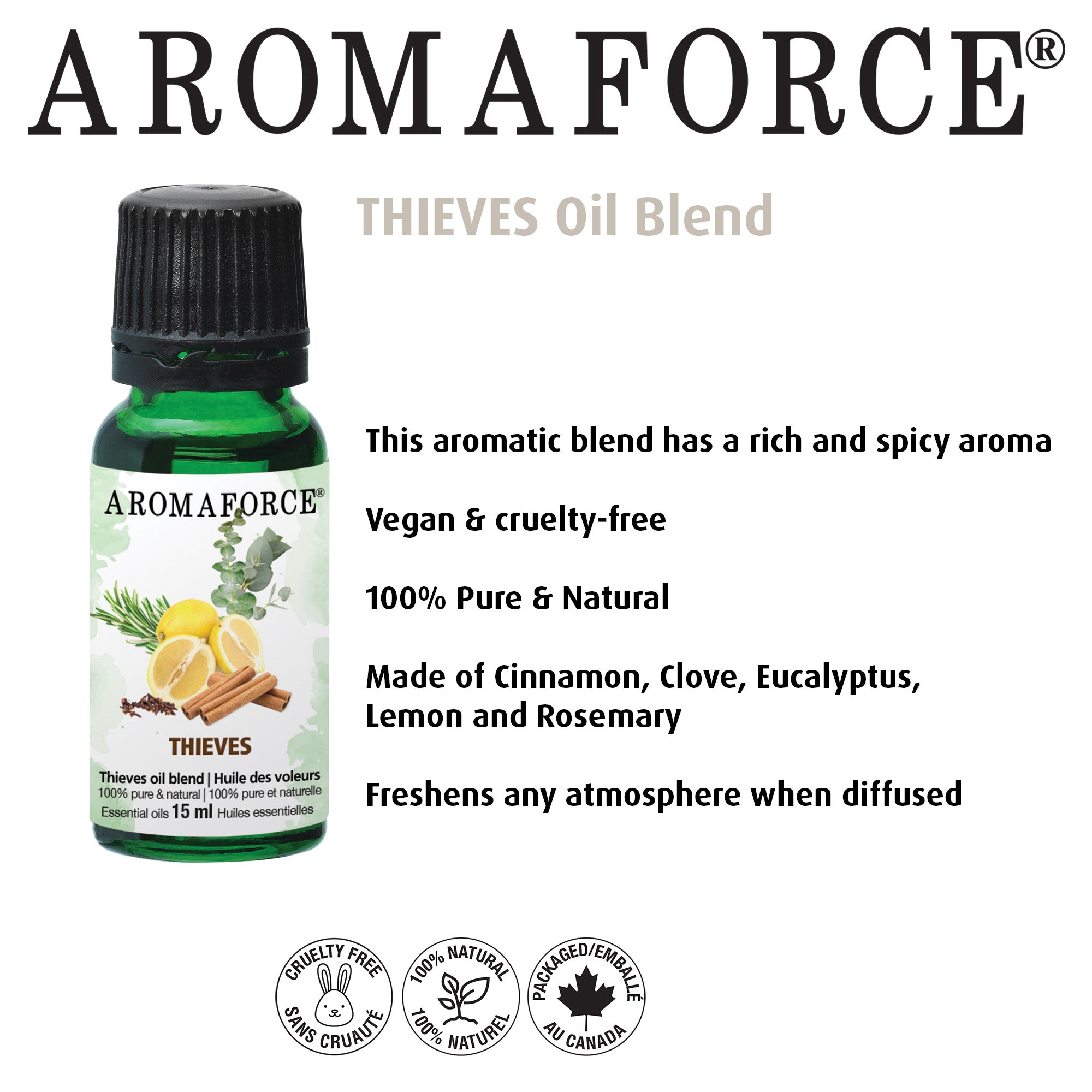 Aromaforce Thieves Essential Oil Blend 15ml