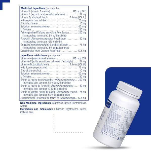 Pure Encapsulations Thyroid Support Complex 60 Vegetarian Capsules