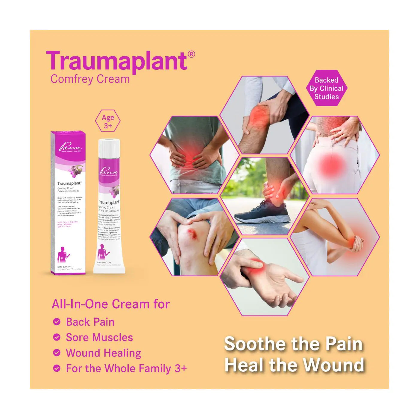Pascoe Traumaplant 50g Topical Comfrey Cream