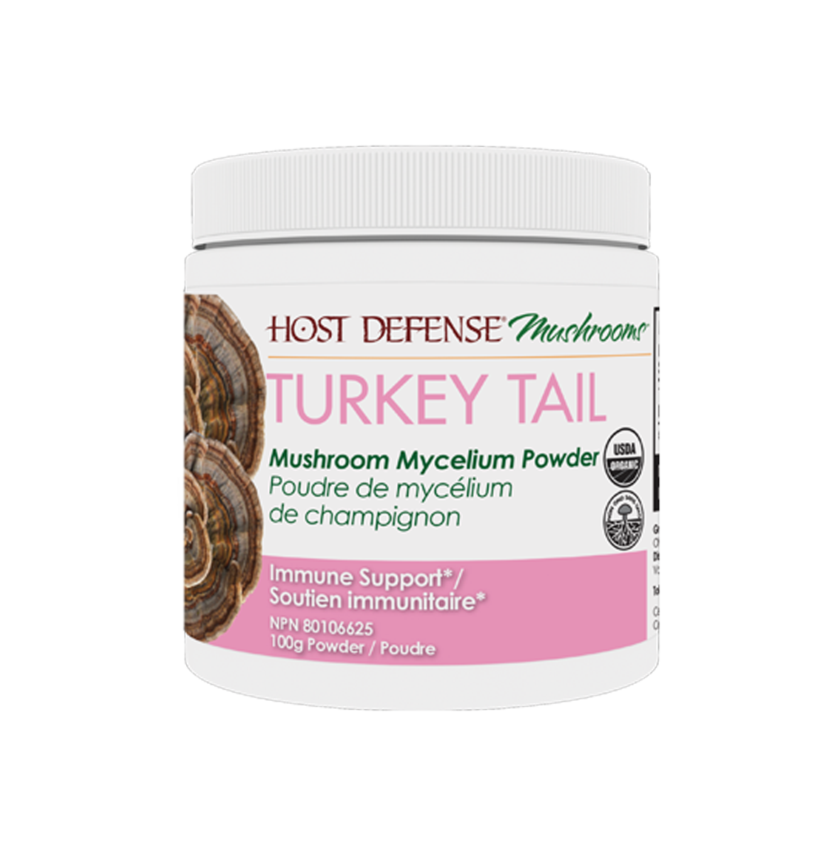 Host Defense Turkey Tail Mycelium Powder 100g
