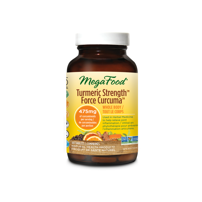 MegaFood Turmeric Strength 60 Tablets