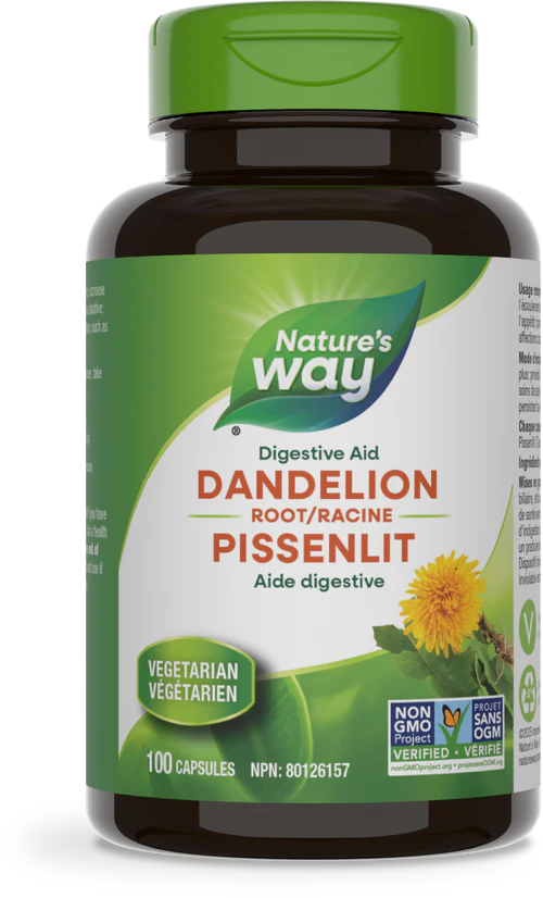 Nature's Way Dandelion Root 100 Vegetarian Capsules