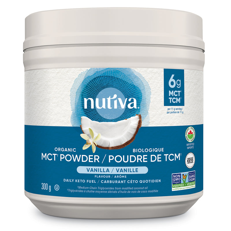 Nutiva Organic MCT Oil Powder Vanilla 300g
