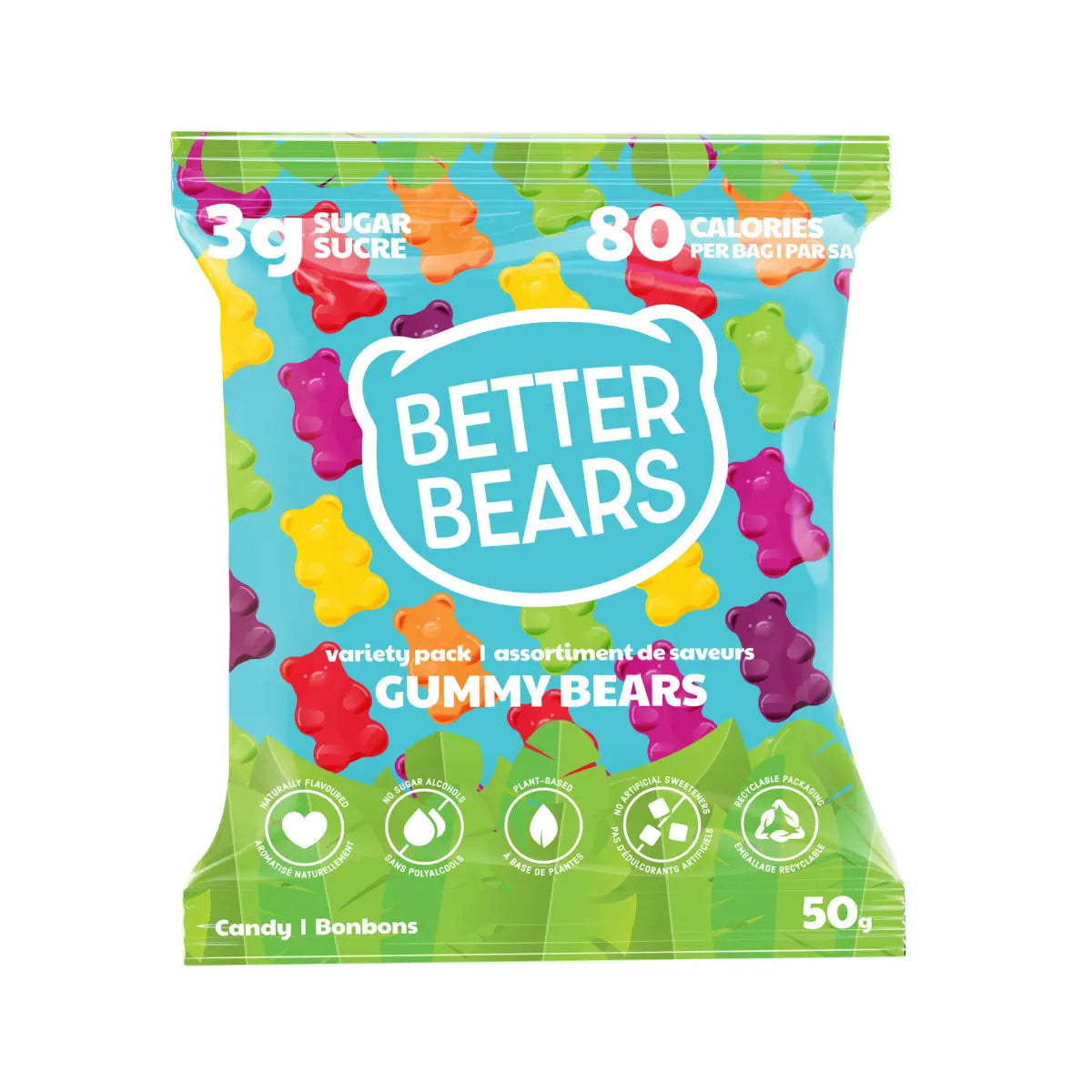 Better Bears Gummy Bears Variety Pack 50g