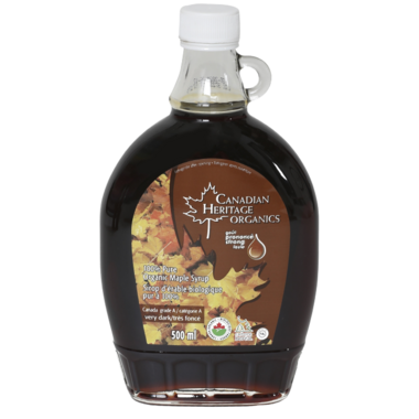 Canadian Heritage Organic Very Dark Maple Syrup 500ml