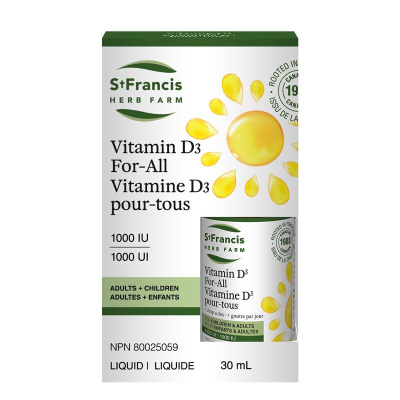 St. Francis Vitamin D3 1000IU/Drop 30ml