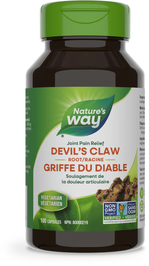 Nature's Way Devil's Claw Root Tuber 100 Vegetarian Capsules