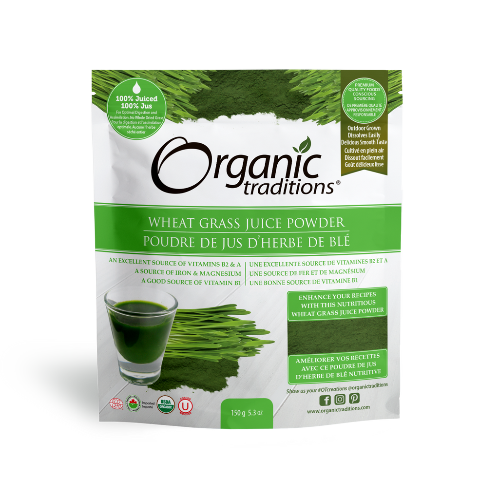 Organic Traditions Organic Wheat Grass Juice Powder 150g