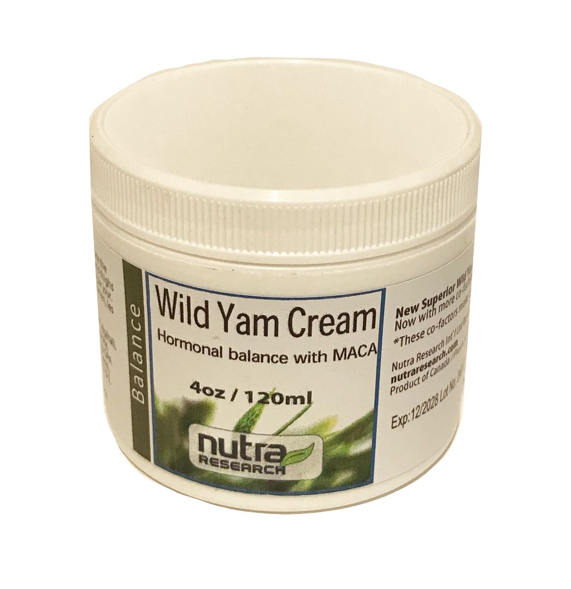 Nutra Research Wild Yam Cream 120ml
