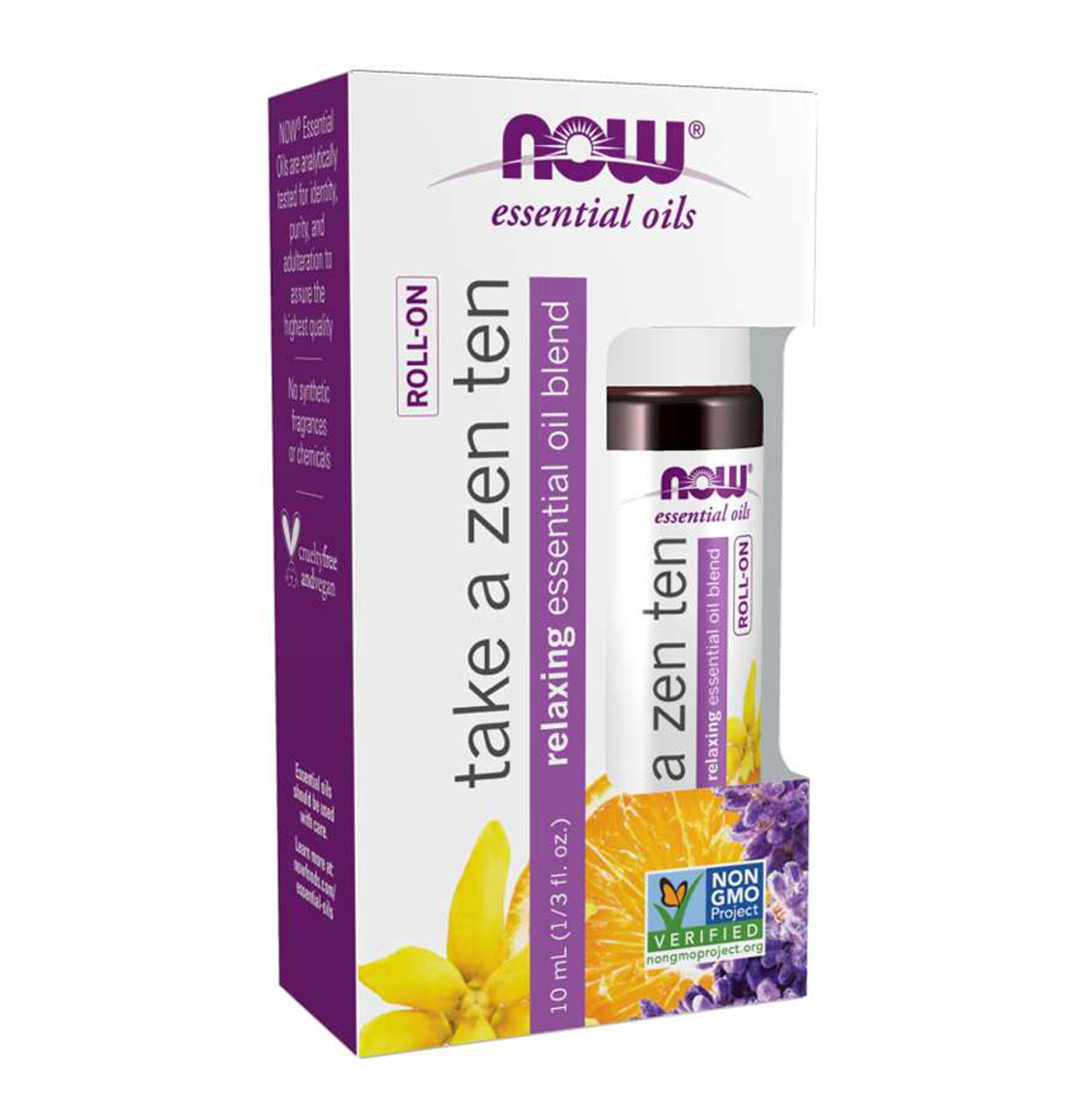 NOW Take a Zen Ten Roll-On Relaxing Essential Oil Blend 10ml