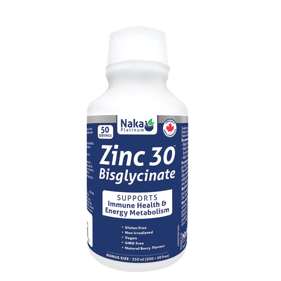 Naka Platinum Zinc30 Bisglycinate 250ml