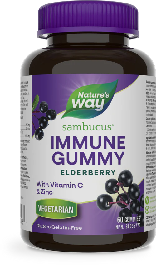 Nature's Way Sambucus Elderberry Immune Gummy 60 Gummies