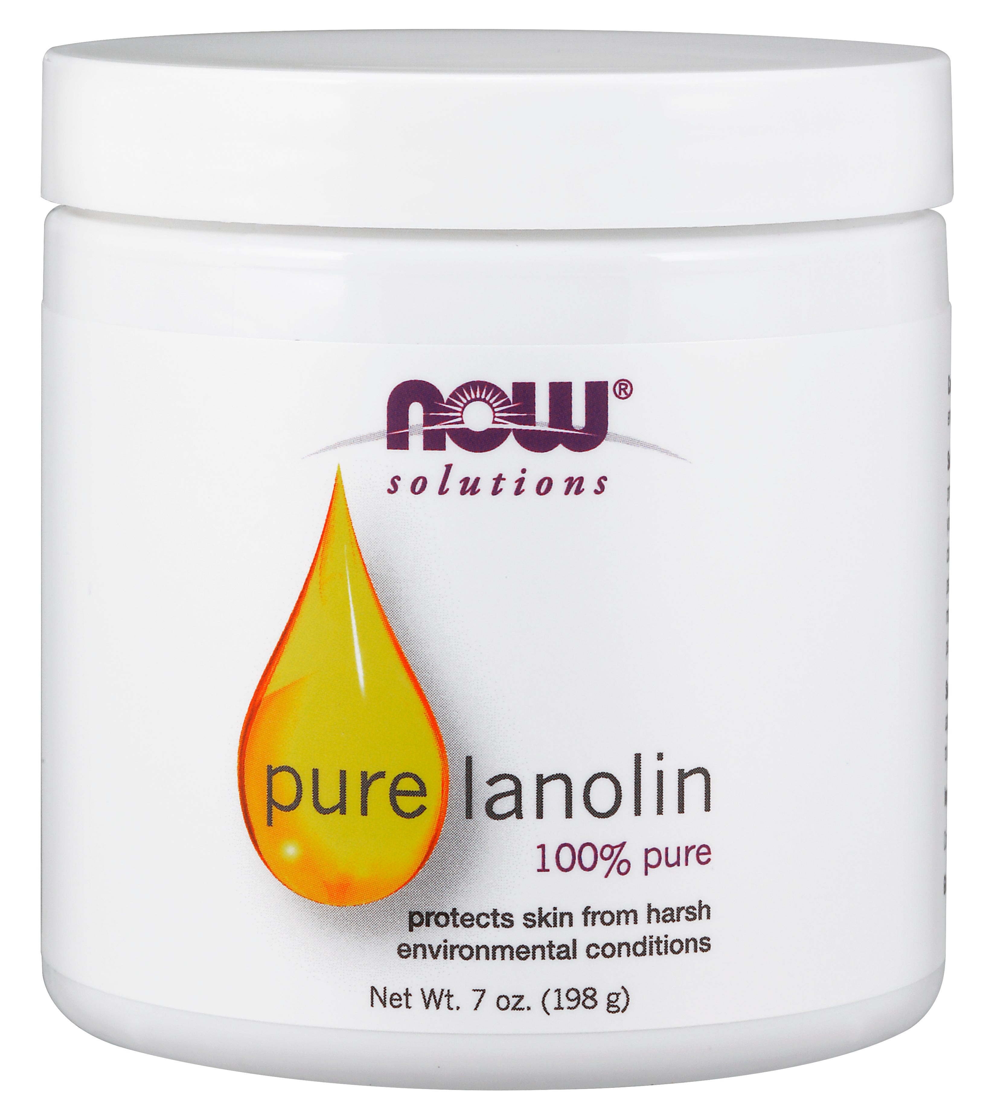 NOW Pure Lanolin 100% Pure 198g