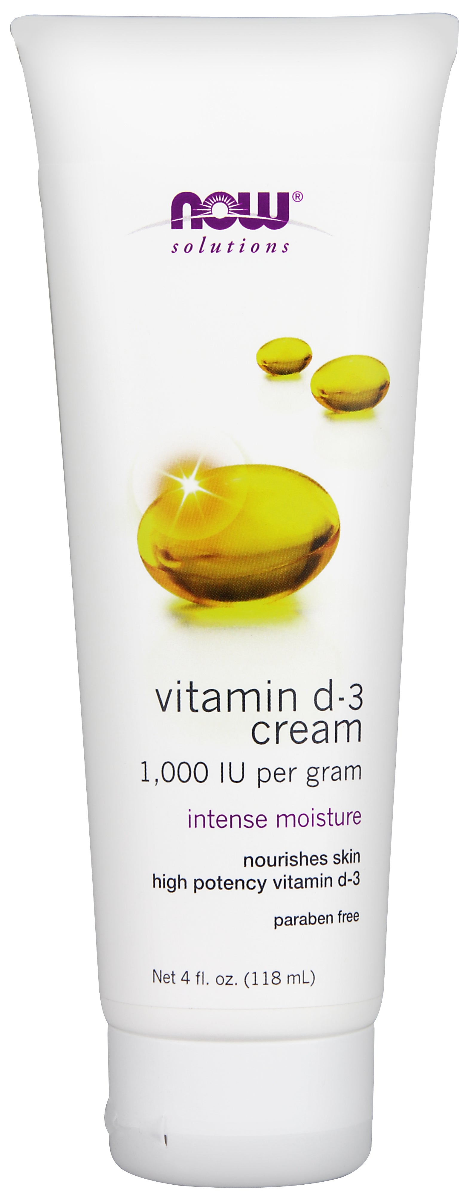 NOW Vitamin D-3 Cream 118ml 1000iu per gram